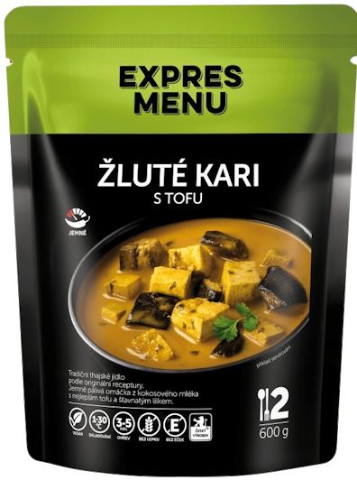 Žluté kari s tofu - 2 PORCE